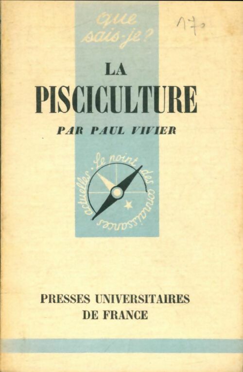 Livrenpoche : La pisciculture - Paul Vivier - Livre