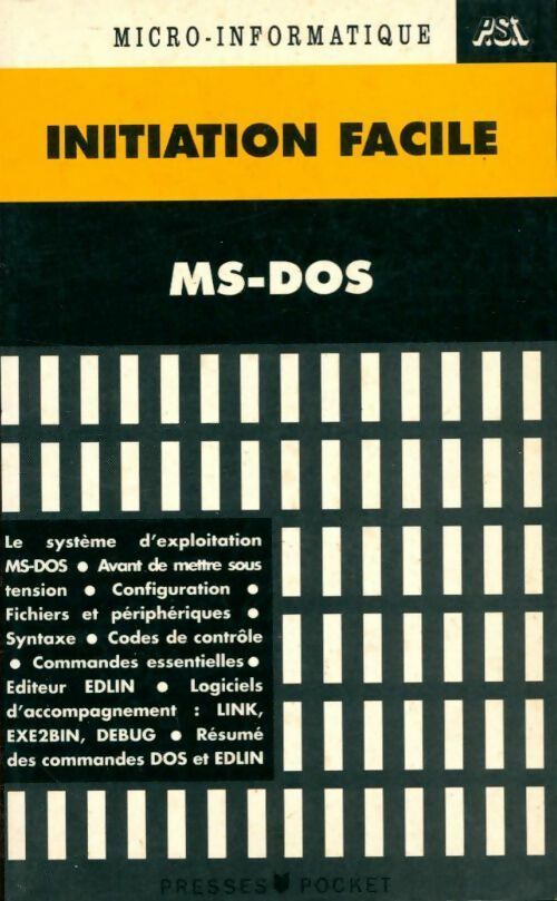 Livrenpoche : MS-DOS Initiation facile - Pinaud - Livre