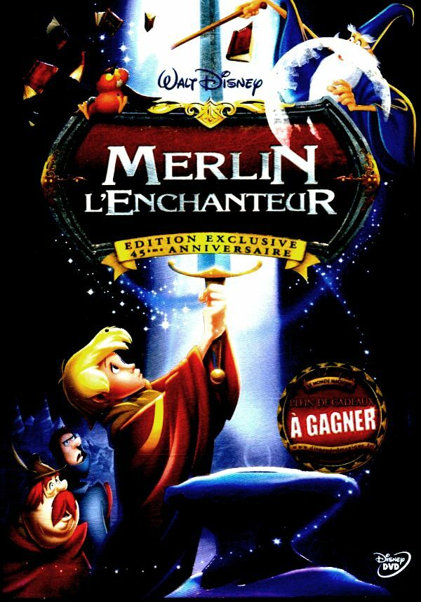 Livrenpoche : Merlin l'enchanteur - Wolfgang Reitherman - DVD