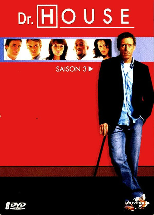 Livrenpoche : Dr House - Saison 3 - Daniel Attias, David Straiton, Daniel Sackheim, Tony Jaa, Deran Sarafian, David Platt, Juan J. Campanella, Matt Shakman, Katie Jacobs, Hugh Laurie, Lisa Edelstein, Elodie Keene, Paul McCrane, Martha Mitchell, Laura Innes, Omar Epps, Newton Thomas Sigel, Robert Sean Leonard, Jesse Spencer, Jennifer Morrison, Peter O'Fallon - DVD