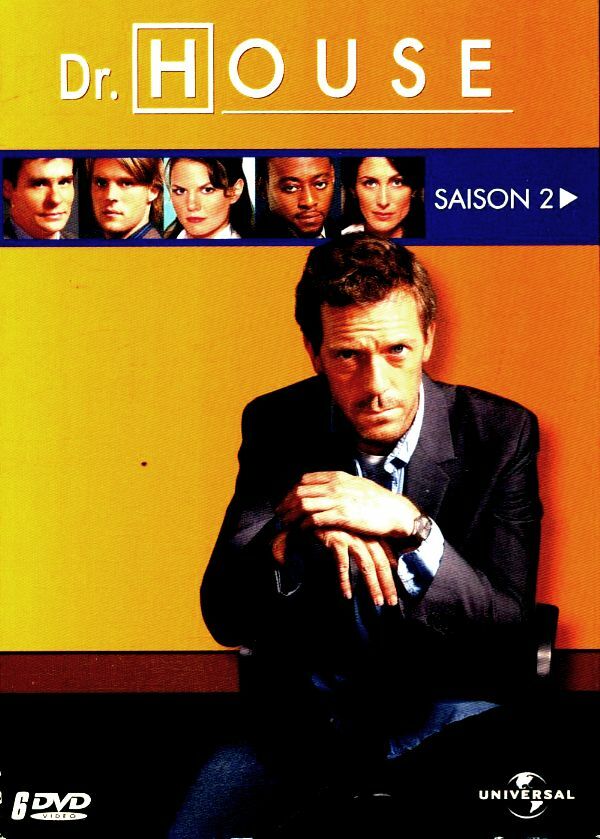 Livrenpoche : Dr House -Saison 2 - Daniel Attias, Daniel Sackheim, Greg Yaitanes, Deran Sarafian, Hugh Laurie, Lisa Edelstein, Martha Mitchell, Omar Epps, Robert Sean Leonard, Jesse Spencer, Jennifer Morrison, Peter O'Fallon, John Showalter, David Shore, Fred Gerber, Gloria Muzio, David Semel, Jace Alexander, James Hayman, Felix Enriquez Alcala - DVD