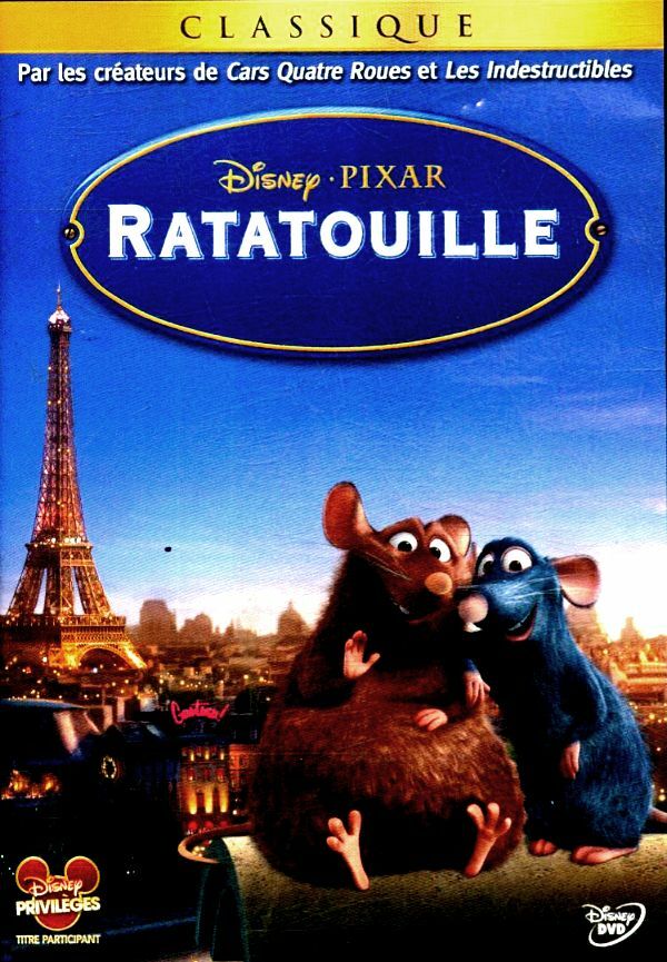 Livrenpoche : Ratatouille - Brad Bird - DVD