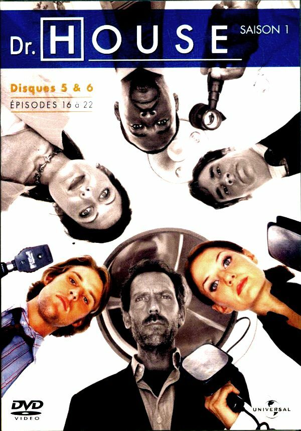 Livrenpoche : Dr.House; saison 1; disques 5 et 6; épisodes 16 à 22 - XXX - DVD