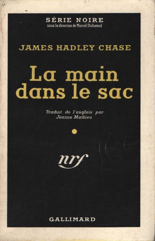 La main dans le sac - James Hadley Chase - Livre