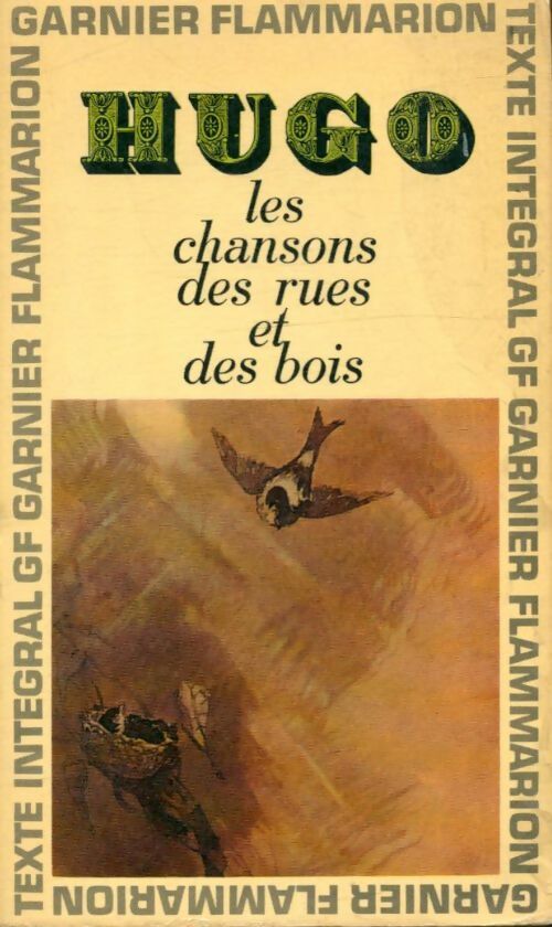 Livrenpoche : Les chansons des rues et des bois - Victor Hugo - Livre