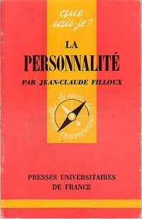 Livrenpoche : La personnalité - Jean-Claude Filloux - Livre