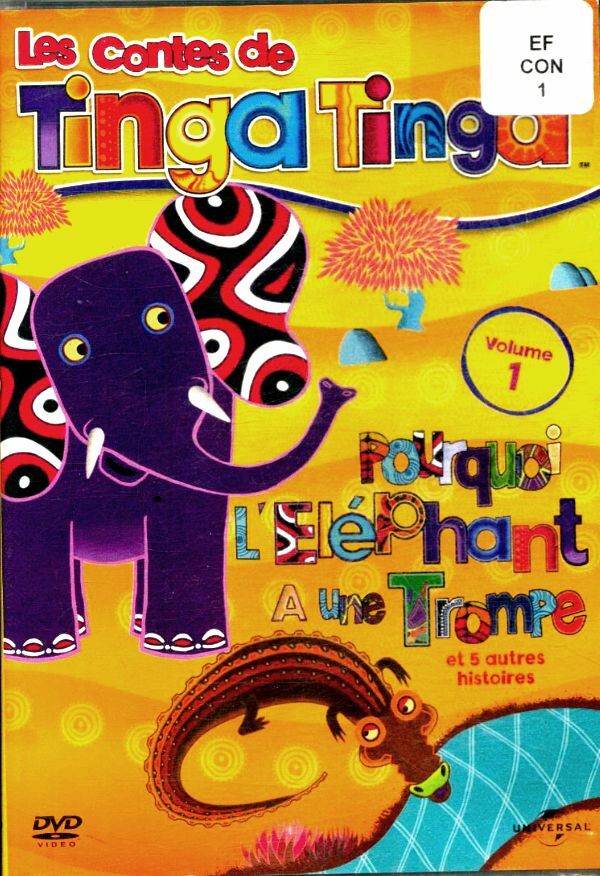 Livrenpoche : Les Contes de Tinga Tinga - Volume 1 - Pourquoi l'éléphant a une trompe ? - XXX - DVD