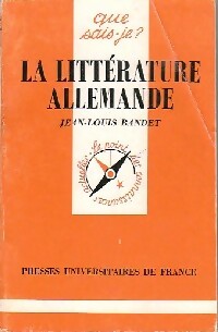 Livrenpoche : La littérature allemande - Jean-Louis Bandet - Livre