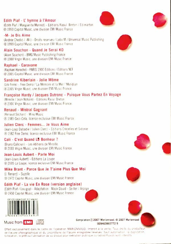 Livrenpoche : L'Amour en chansons - XXX - DVD