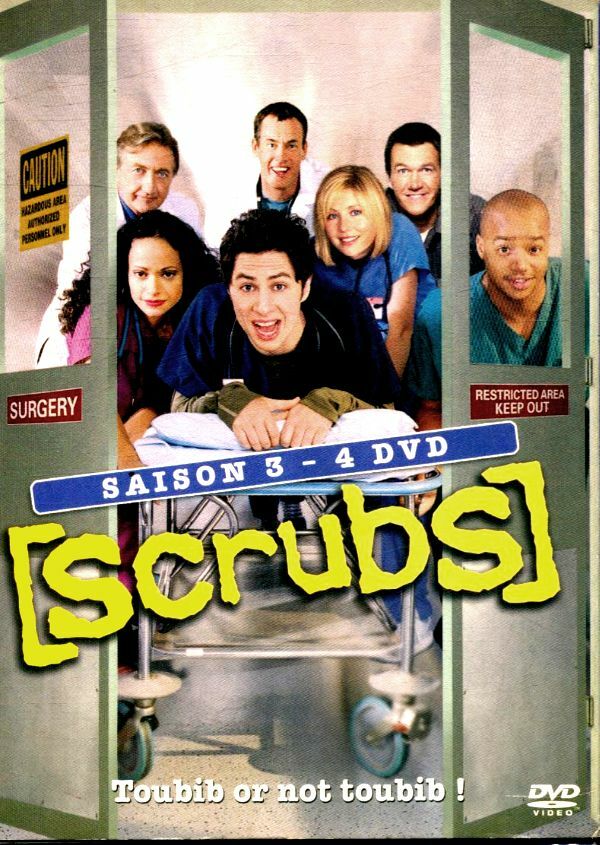 Livrenpoche : Scrubs : L'intégrale saison 3 - Coffret 4 DVD - Ken Whittingham, Zach Braff, Craig Zisk, Adam Bernstein, Sarah Chalke, Donald Faison, Michael Spiller, Neil Flynn, Ken Jenkins, Marc Buckland, John C. McGinley, Judy Reyes, Gail Mancuso, Bill Lawrence, Jason Ensler, Richard Alexander Wells, Randall Winston, John Inwood, Debra Fordham, Chris Koch, Henry Chan - DVD