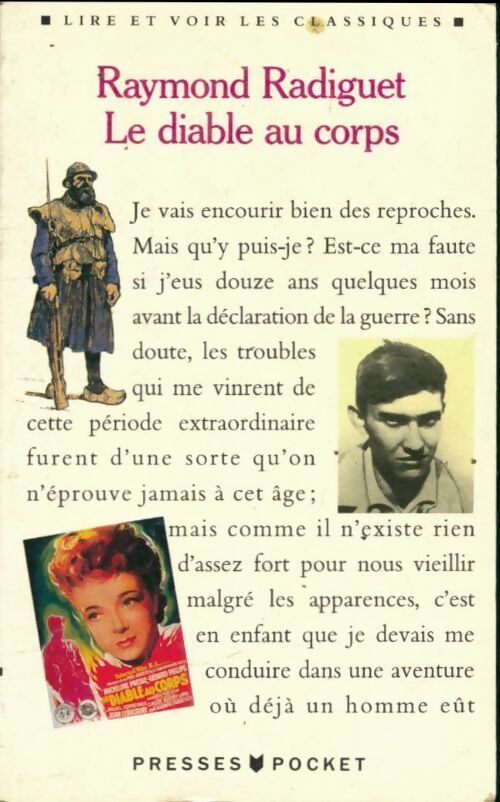 Livrenpoche : Le diable au corps - Raymond Radiguet - Livre