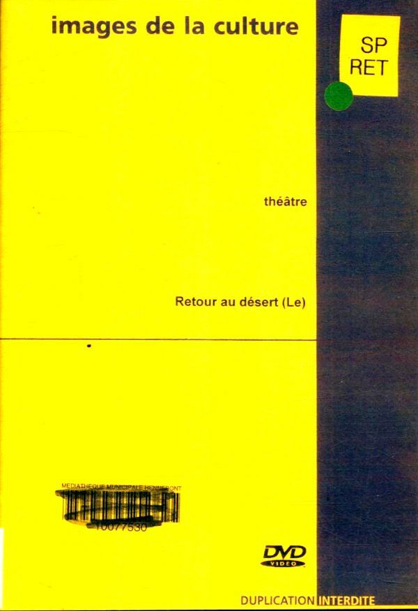 Livrenpoche : Images de la culture; le retour au désert - XXX - DVD