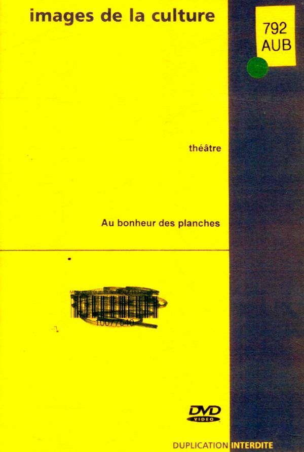 Livrenpoche : Images de la culture; au bohneur des planches - XXX - DVD
