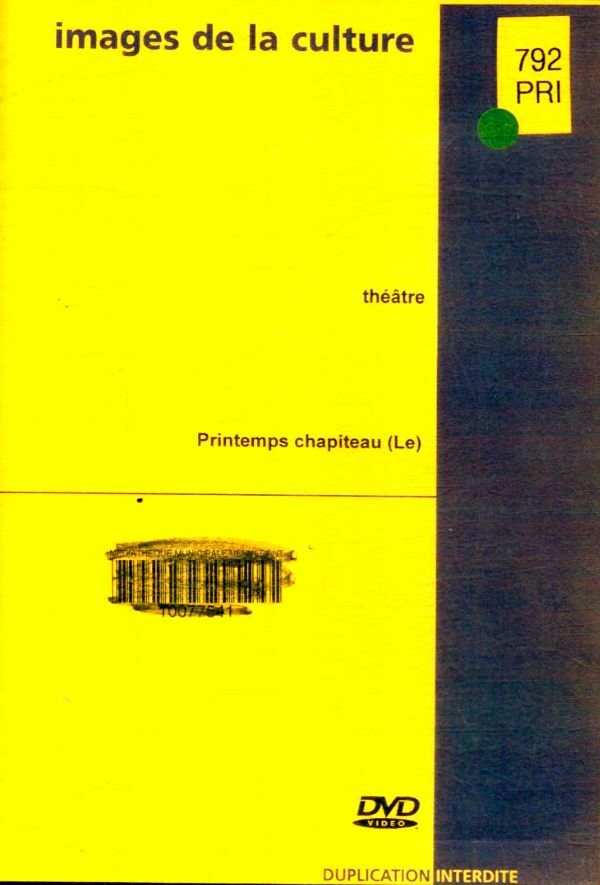 Livrenpoche : Images de la culture; Le printemps chapiteau - XXX - DVD