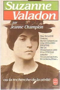Livrenpoche : Suzanne Valadon ou la recherche de la vérité - Jeanne Champion - Livre