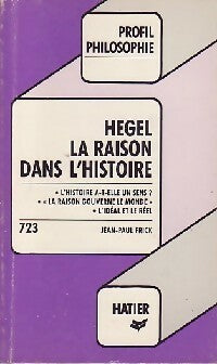Livrenpoche : La raison dans l'histoire - Goerg Wilhelm Friedrich Hegel - Livre