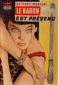 Le Baron est prévenu - Anthony Morton - Livre