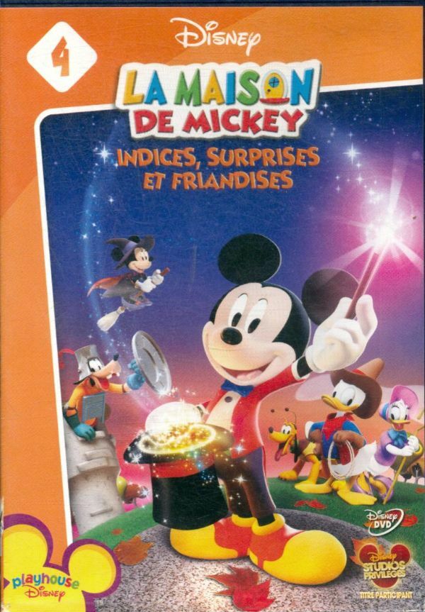 Livrenpoche : La Maison de Mickey-04-Indices, Surprises et friandises - XXX - DVD