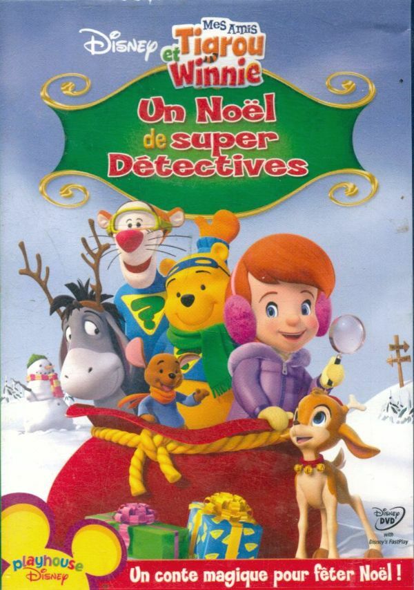 Livrenpoche : Mes amis Tigrou et Winnie : Un Noël de super détectives - David Hartman, Don Mackinnon - DVD