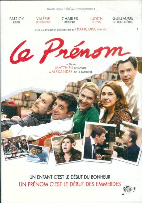 Livrenpoche : Le Prénom - Matthieu Delaporte, Alexandre de La Patellière - DVD