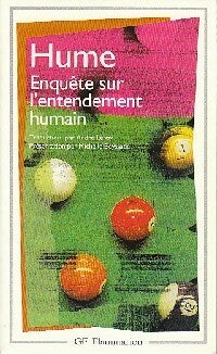 Livrenpoche : Enquête sur l'entendement humain - David Hume - Livre