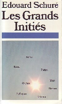 Livrenpoche : Les grands initiés - Edouard Schuré - Livre