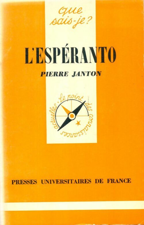 Livrenpoche : L'espéranto - Pierre Janton - Livre