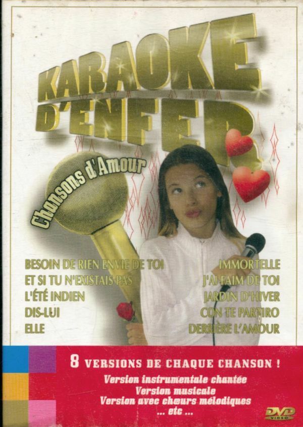 Livrenpoche : Karaoké d'enfer : Chansons d'amour - XXX - DVD