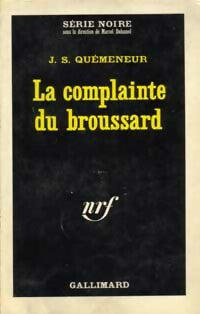 Livrenpoche : La complainte du broussard - J.S. Quémeneur - Livre