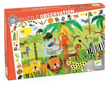 Livrenpoche : La Jungle - 35 pcs -  - jeuSociete