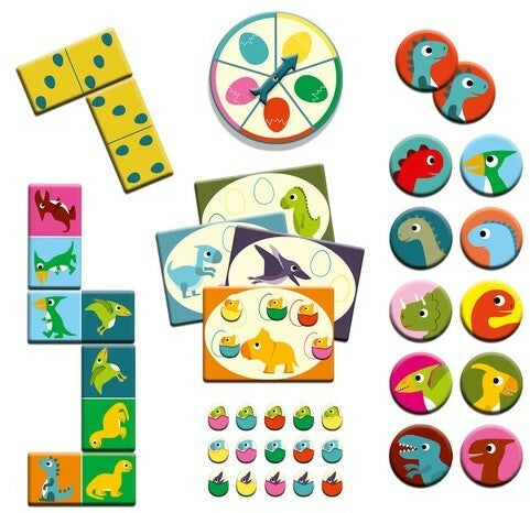 Livrenpoche : Bingo Memo Domino - Dinosaures -  - jeuSociete