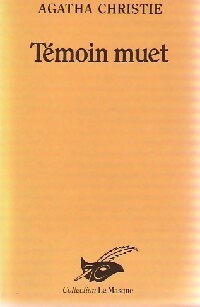 Témoin muet - Agatha Christie - Livre