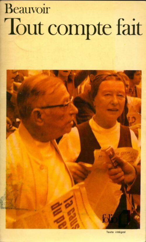 Livrenpoche : Tout compte fait - Simone De Beauvoir - Livre