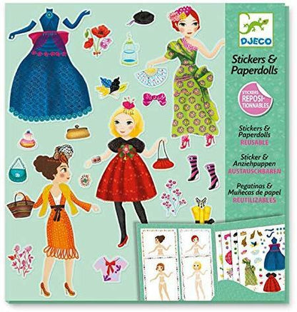 Livrenpoche : Trop Mode - Stickers & Paperdolls -  - jeuSociete