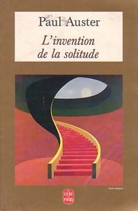 Livrenpoche : L'invention de la solitude - Paul Auster - Livre