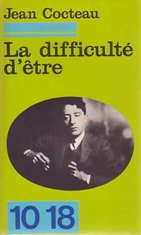 Livrenpoche : La difficulté d'être - Jean Cocteau - Livre