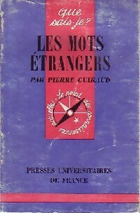 Livrenpoche : Les mots étrangers - Pierre Guiraud - Livre