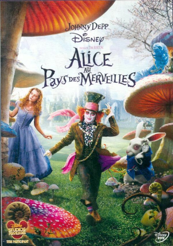 Livrenpoche : Alice au Pays des Merveilles - Tim Burton - DVD