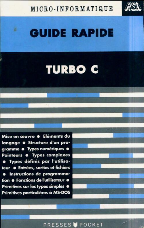 Livrenpoche : Turbo C Guide Rapide - Gaudin - Livre