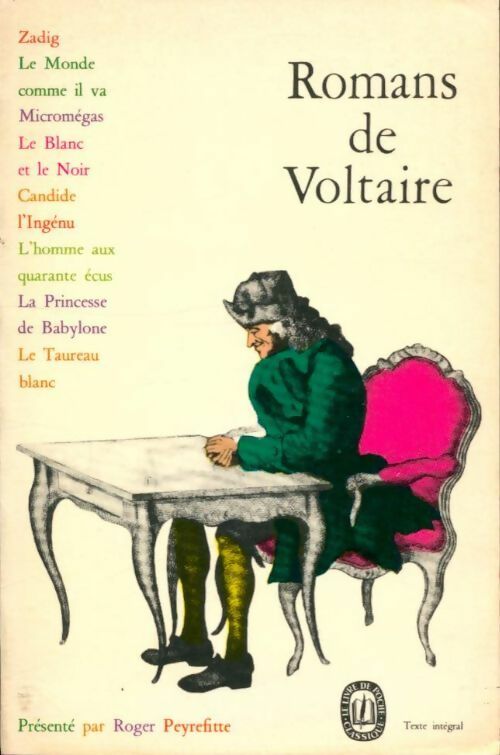 Romans Tome I  - Voltaire -  Le Livre de Poche - Livre