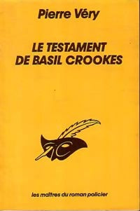 Livrenpoche : Le testament de Basil Crokes - Pierre Véry - Livre