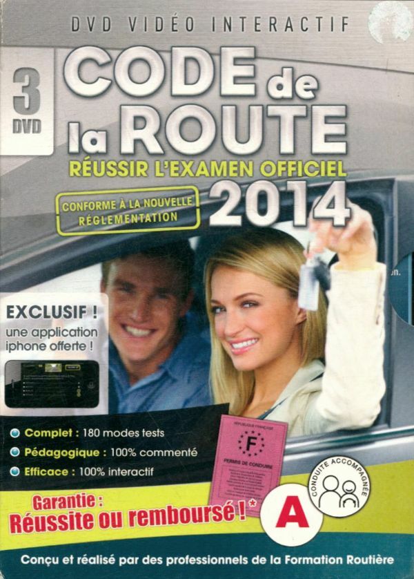 Livrenpoche : Coffret Code de la Route 2014 (3 DVD) - XXX - DVD