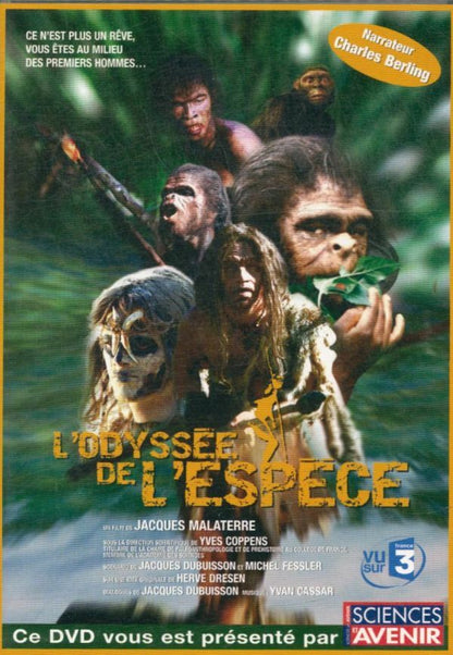 Livrenpoche : L'Odyssée de l'espèce - Jacques MALATERRE - DVD