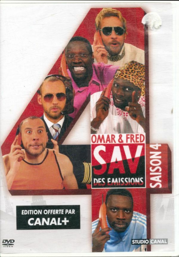 Livrenpoche : Omar et Fred : SAV des émissions, saison 4 - Bernard Laurent, Denis Thybaud, Christophe Campos, Nath Dumont, Bruno Piney, Stéphane Leriche, Olivier Abid - DVD