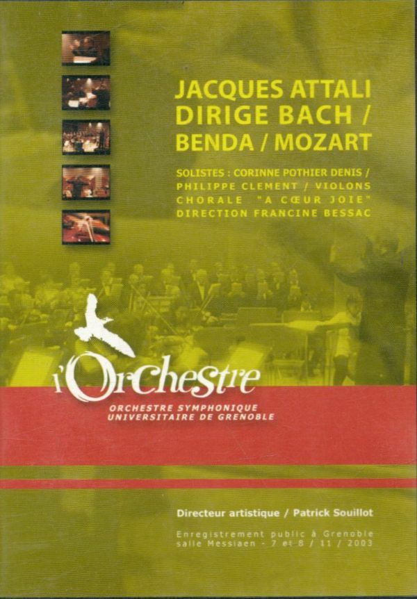 Livrenpoche : Jacques Attali dirige Bach/Benda/Mozart - XXX - DVD
