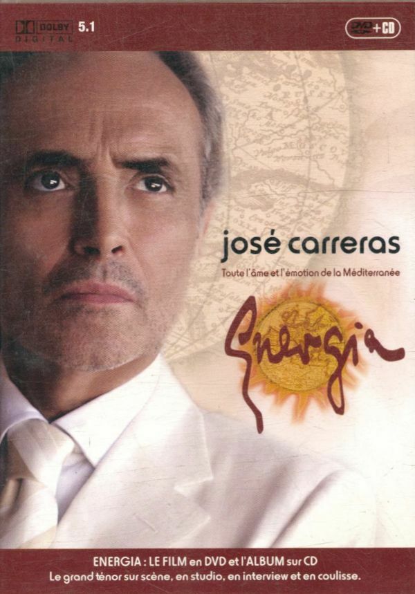 Livrenpoche : José Carreras : Energia (inclus 1 CD audio) - XXX - DVD