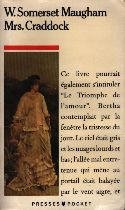 Mrs Craddock - Somerset Maugham - Livre