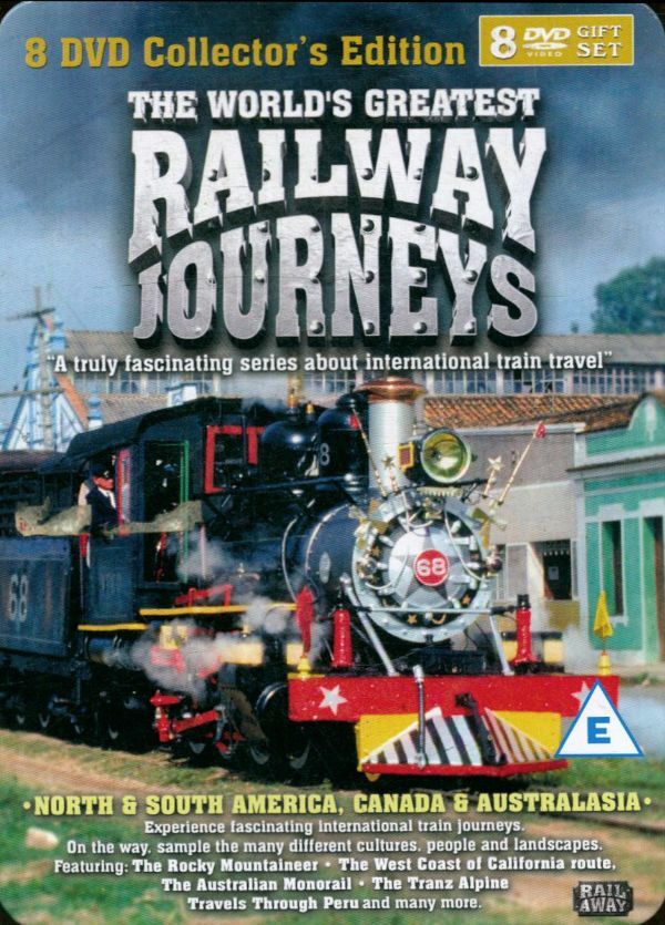 Livrenpoche : The World's greatest railways journey (North and south America - Canada - Australia) - 8 dvd - XXX - DVD
