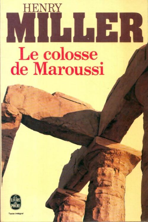 Livrenpoche : Le colosse de Maroussi - Henry Miller - Livre