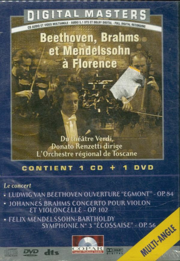 Livrenpoche : Beethoven, Brahms et Mendelssohn 51DVD+1CD) - XXX - DVD